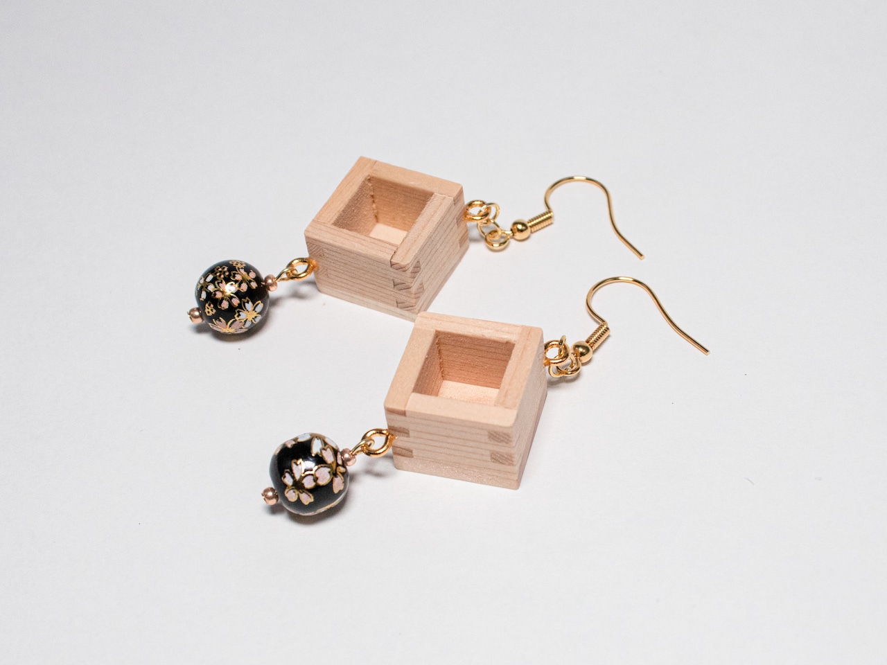 KUMIKI 桜デザインピアス 枡ジュエリー